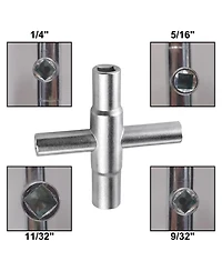 Xdovet Sillcock Key Faucet Wrench Hydrant Tool 4 Pack