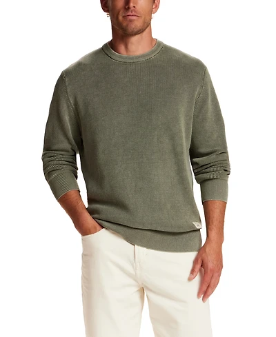 Weatherproof Vintage Men's Rib Knit Stonewash Sweater