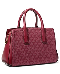 Michael Michael Kors Laila Small Signature Logo Satchel