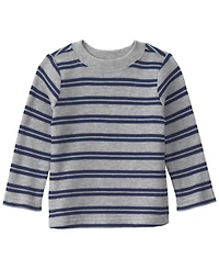 Carters Baby Boys' Striped Sports Thermal T-Shirt and Overall 2-Piece Set