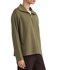 Jones New York Women's Long-Sleeve Zip-Front Pull-On Top