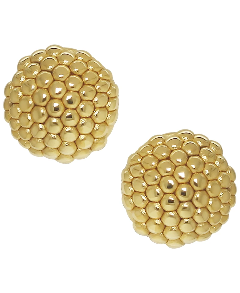 Macy's Beaded Stud Earrings in 14k Yellow Gold