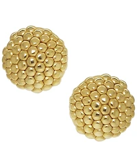 Macy's Beaded Stud Earrings in 14k Yellow Gold