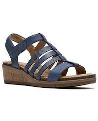Clarks Women's Kacha Step Wedge Sandals