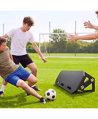 Hongge 40 x 12 in Hdpe Soccer Rebound Wall with 3 Adjustable Angles