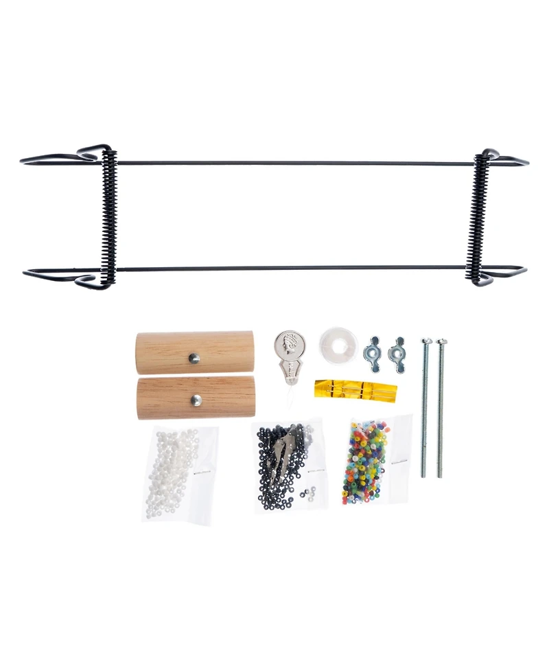 John Bead Light-Weight Metal Bead Loom Kit for Jewelry Making Bead Weaving
