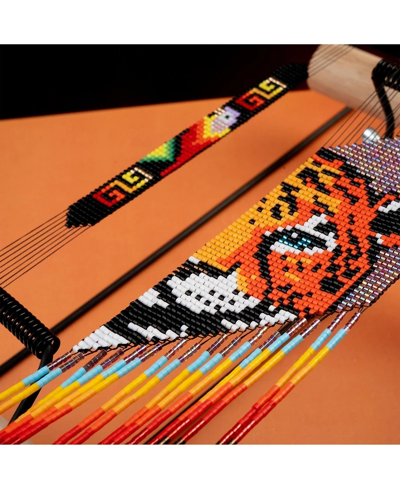 John Bead Light-Weight Metal Bead Loom Kit for Jewelry Making Bead Weaving