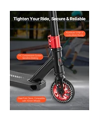 Hongge Pro Freestyle Stunt Scooter with Double Layer Aluminum Deck