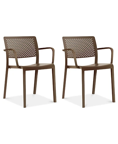 Trama Set of 2 Indoor/Outdoor Armchairs