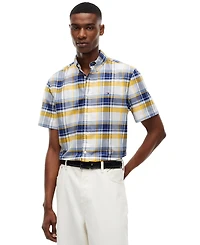 Tommy Hilfiger Men's Twill Big Check Regular-Fit Shirt