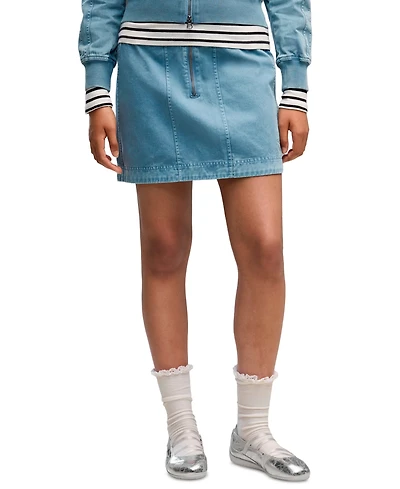 Puma Women's Future.Puma.Archive Mini A-Line Washed-Twill Skirt