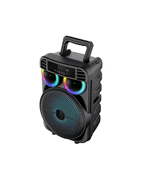 Toptech Leo-20 8-Inch Portable Bluetooth Party Speaker with Wireless Mic and Karaoke