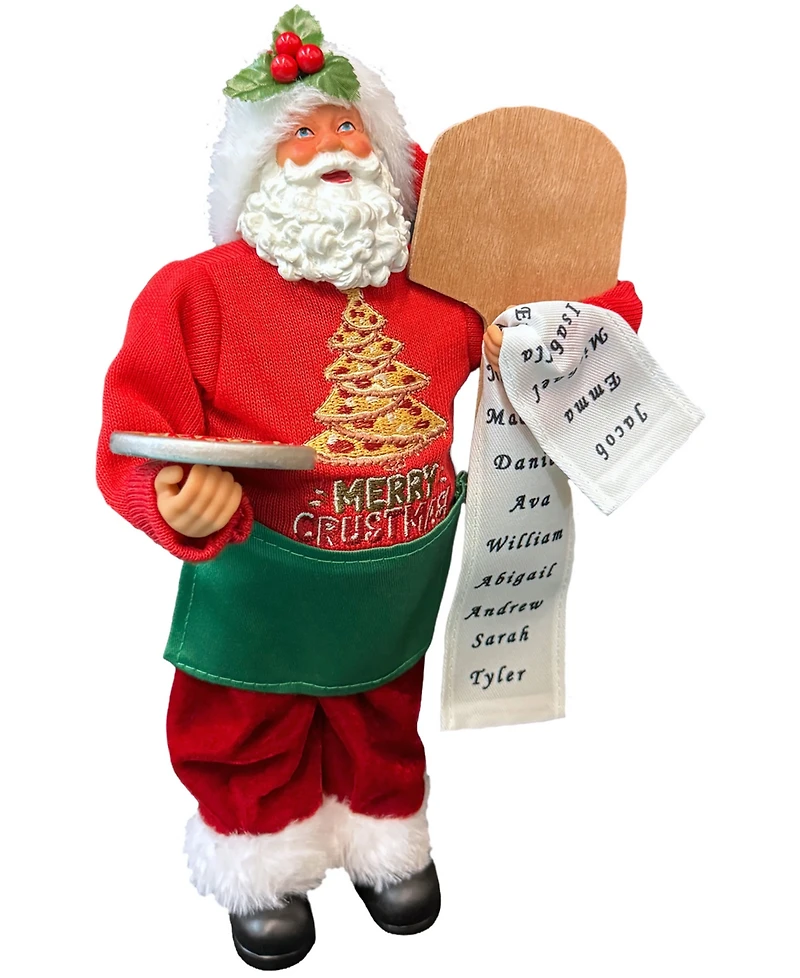 Santa's Workshop 12" Pizza Guy Santa
