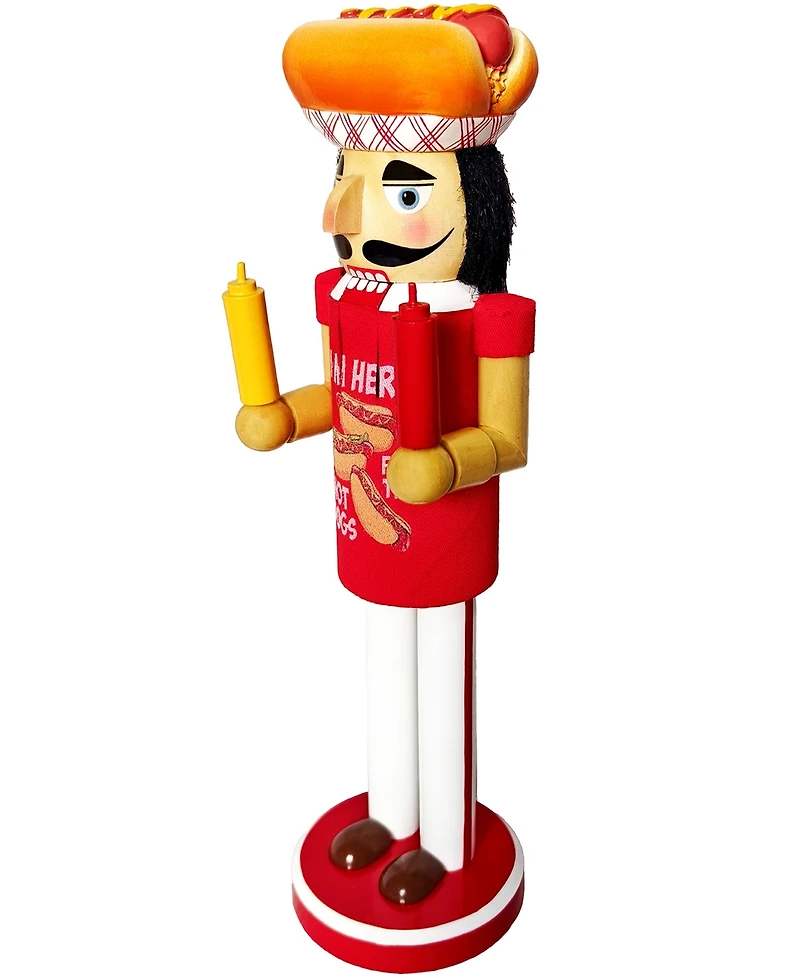 Santa's Workshop 14" Here for the Hot Dogs Nutcracker