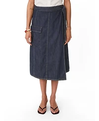 Masai Copenhagen women's MaSanchiana Mid-Rise Wrap Skirt