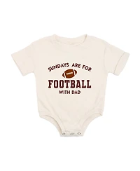 Sweet Wink Baby Boys Sundays Are For Football Short Sleeve Romper