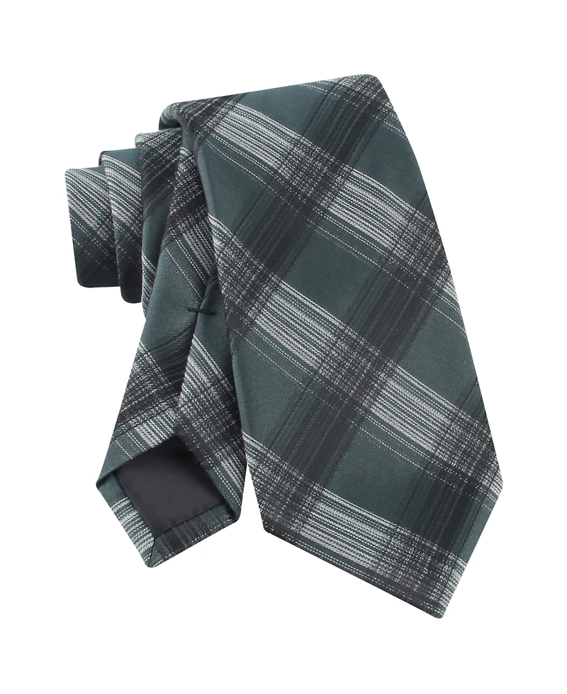 Calvin Klein Men's Justy Plaid Tie