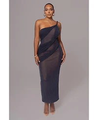 Jluxlabel Women's Alari One Shoulder Maxi Dress