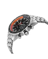 GV2 by Gevril Men's Swiss Made Regatta Swiss Quartz Silver Stainless Steel Bracelet Watch