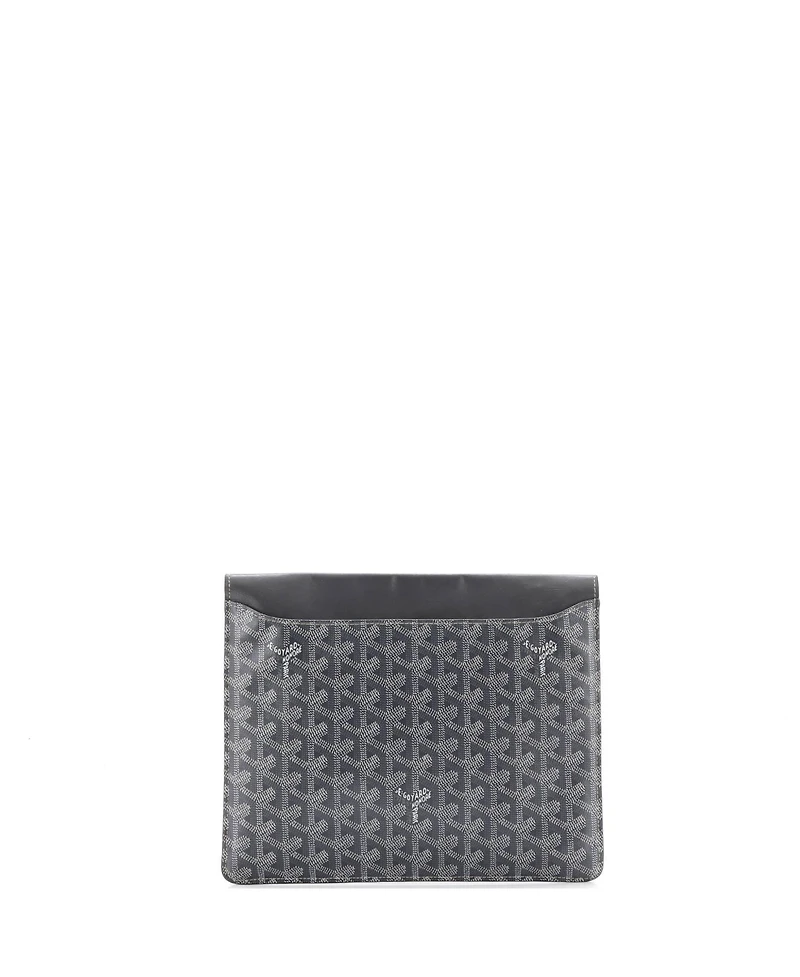 Pre-Owned Goyard Mm Camondo Horizontal Clutch Ii Coated Canvas