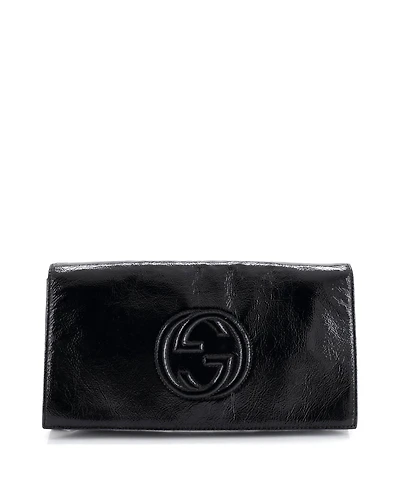 Pre-Owned Gucci Soho Clutch Patent