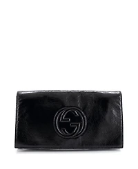 Pre-Owned Gucci Soho Clutch Patent