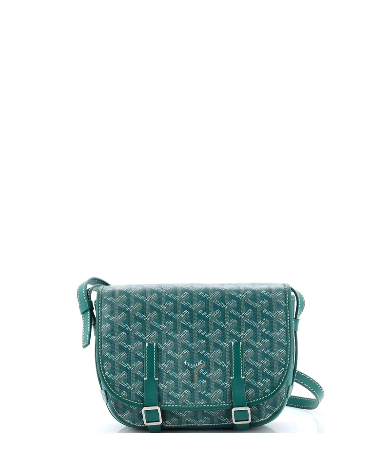 Pre-Owned Goyard Pm Belvedere Messenger Bag Coated Canvas