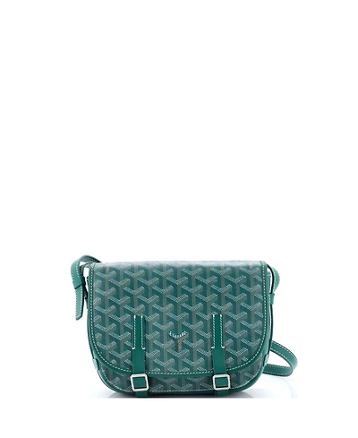 Pre-Owned Goyard Pm Belvedere Messenger Bag Coated Canvas