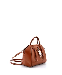 Pre-Owned Givenchy Mini Antigona Lock Bag Leather