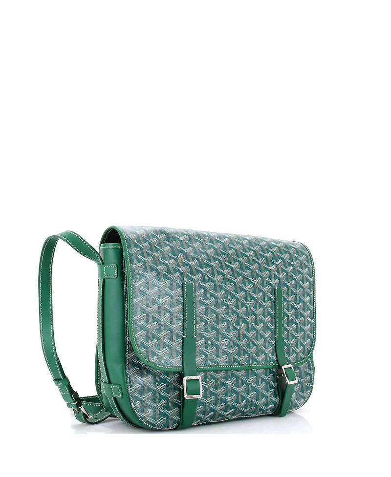 Pre-Owned Goyard Gm Belvedere Messenger Bag Coated Canvas