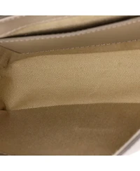 Pre-Owned Chloe Mini C Flap Bag Leather