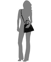 Guess Shimmer Top Handle Medium Satchel Handbag
