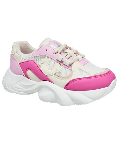 True Religion Little Girls Dreezy Chunky Logo Sneaker