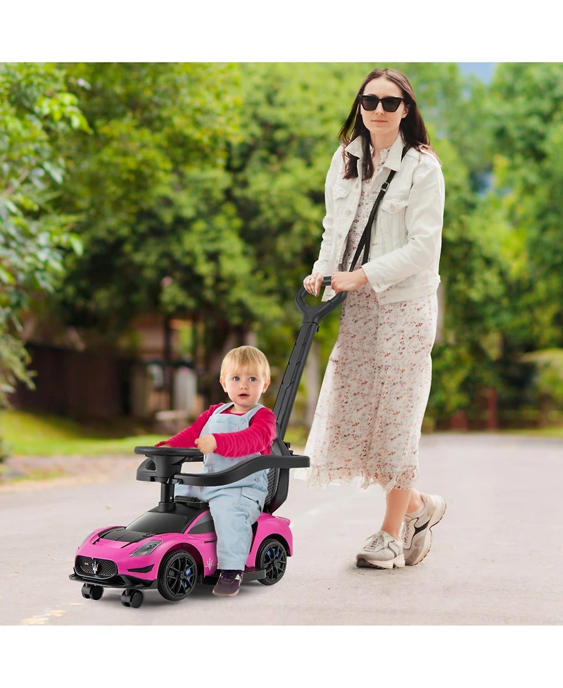 Sugift 3-in-1 Ride-On Push Sliding Car with Music, 35.5"L x 16"W x 35.5"H, Ages 18-60 Months