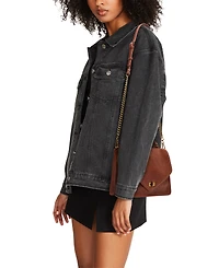 Steve Madden Theia Flap Small Satchel Handbag