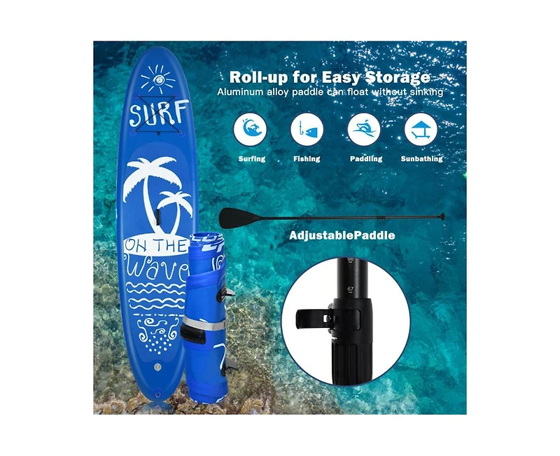 Hikeen Inflatable and Adjustable Stand Up Paddle Board