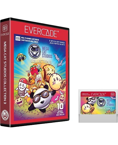 Blaze Entertainment Evercade Mega Cat Collection 3 10-Game Collectible Physical Edition for Evercade, Super Pocket