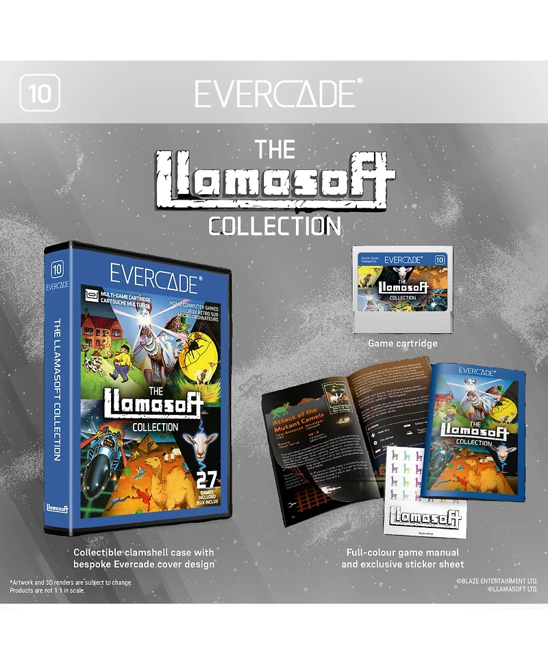 Blaze Entertainment Evercade Llamasoft Collection Arcade Shooter, Collectible Physical Edition