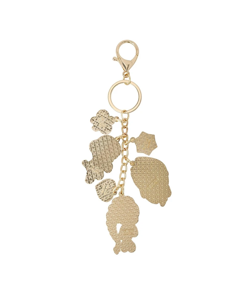 K-Pop Demon Hunters Bag Charm Keychain With Chibi Mira, Zoey, and Rumi Charm