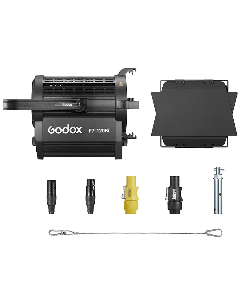 Godox F7-120 120W Bi-Color Fresnel Light, Hang Mount