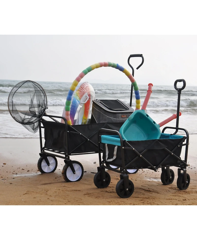 Mountaintop Folding Wagon Garden Shopping Beach Cart