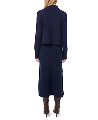 1.state Women's Side Slit Pencil Midi Skirt
