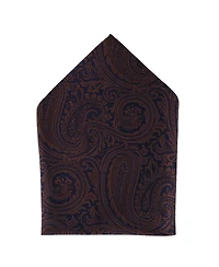 Trafalgar Men's Sobee Paisley Silk Necktie and Pocket Square