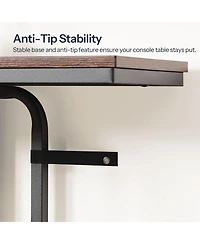 Slickblue Modern 2-Tier Slim Console Table for Entryway and Living Room