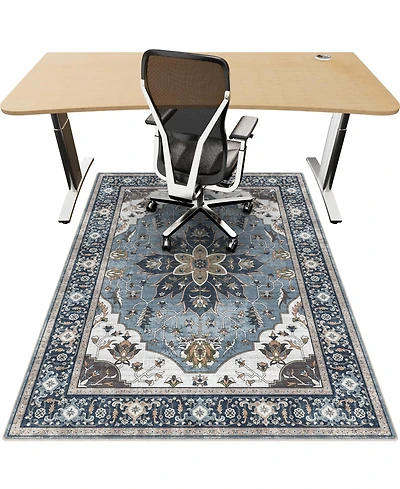 Danrong Office Chair Mat For Hardwood Floors Non Slip Washable Quiet Desk Rug Rolling Chairs
