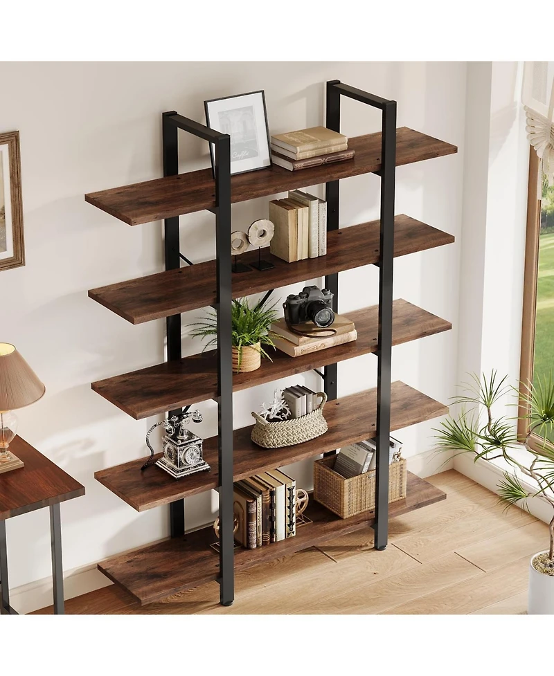Tribesigns 5-Tier 70 Inch Tall Bookshelf