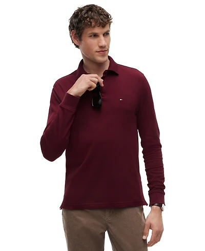 Tommy Hilfiger Men's 1985 Regular-Fit Long-Sleeve Polo Shirt