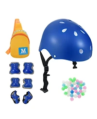 Hongge 16-Inch Kids Bike with Carbon Steel Frame, Coaster and Hand Brakes, Complete Protective Set, 100 lb Capacity, Ages 4-7