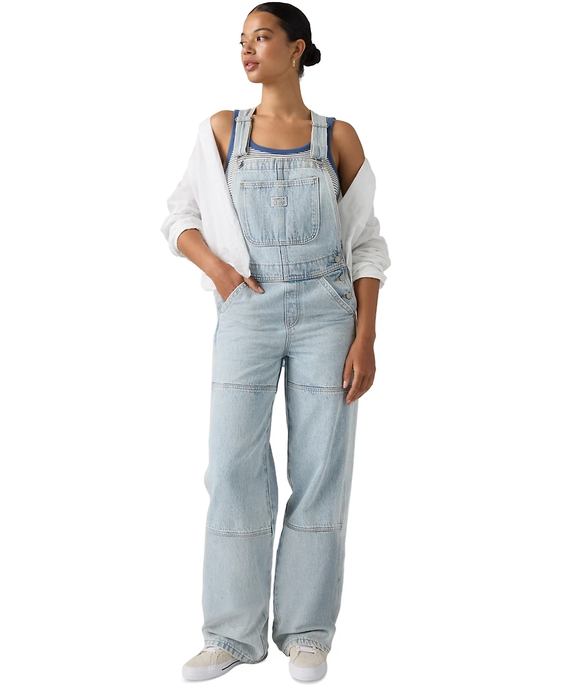 Levi's Women's Utility Overall H226 Wide-Leg Denim Overalls