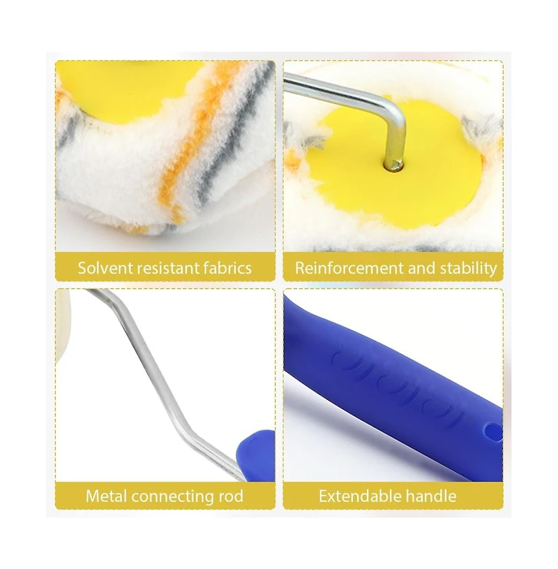 Xdovet Corner Edgert Roller Kit Drywall Tool Wallting Decoration
